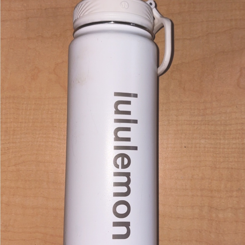 Lululemon White Water Bottle